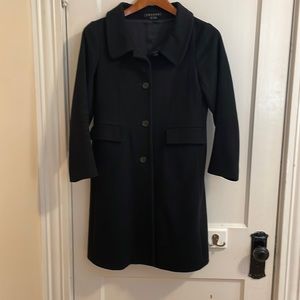 Elegant EUC black Theory coat, size small